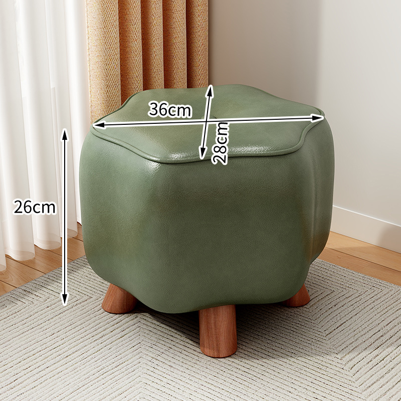 Taburete pequeño taburete bajo doméstico fuerte y duradero sofá taburete de sala de estar creativo para niños pequeño banco de puerta para cambiar zapatos taburete asiento muelle