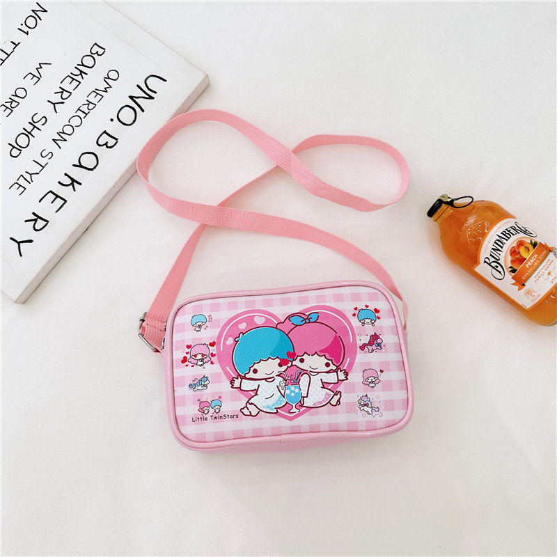 2025 nueva moda universitaria para niñas escolares de compras bolso de hombro de periódico PU bolso de niños bolso de almacenamiento