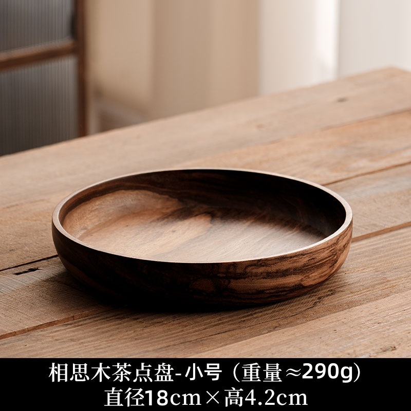 Wu Binli plato de frutas de madera de patas altas, tazón de ensalada, tazón de frutas, estante de exhibición de postres, plato de pan, tazón de madera, venta al por mayor transfronteriza