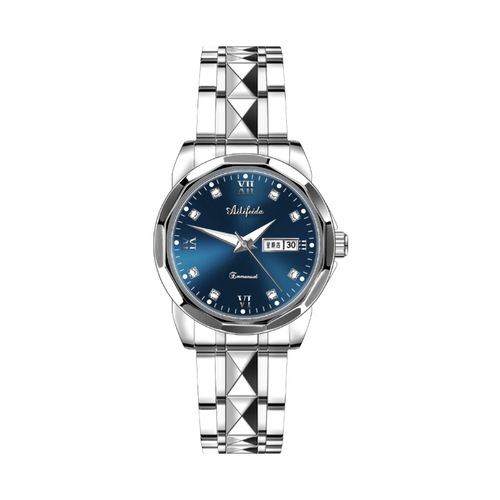 Eli Fida Steel Band Quartz Watch Women's Live Streaming Wholesale Waterproof Luminous Ultra-Thin Double Butterfly Buckle