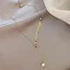 Necklace, small design chain for key bag , simple and elegant design, internet celebrity