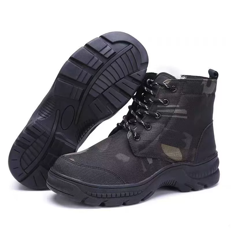 Winter camouflage high keep warm shoes, men's boots