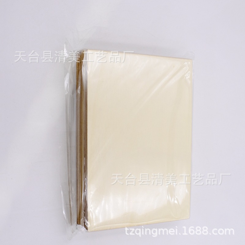 10*15cm ángulo recto rectangular madera astillas 2mm hoja gruesa madera astillas DIY madera astillas