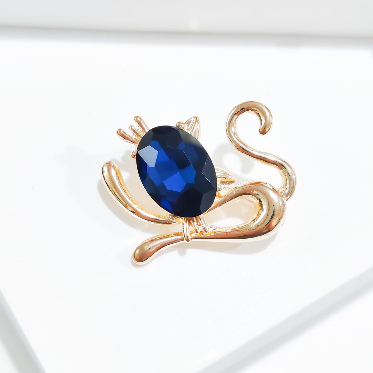 Kitten broche voor dames, creatieve cartoon dieren speld_voghion.com