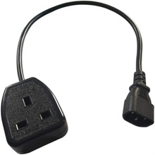 �S��ֱ�N �Դ�� IEC C14 ���^�DӢҎβ���Դ��
