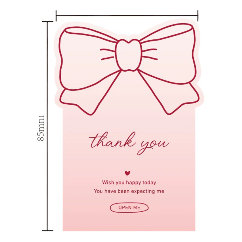 Оригинальная милая открытка с бантом, подарочная поздравительная открытка, фестиваль лодки-дракона, украшение на день детей, наклейка, подарочная коробка, уплотнительная наклейка