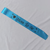 Blue black straps with letters, factory direct supply