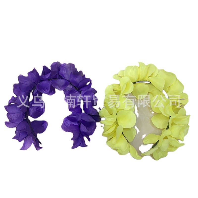 Diadema de 20 pétalos, fiesta Halloween/San Valentín, unisex image 5