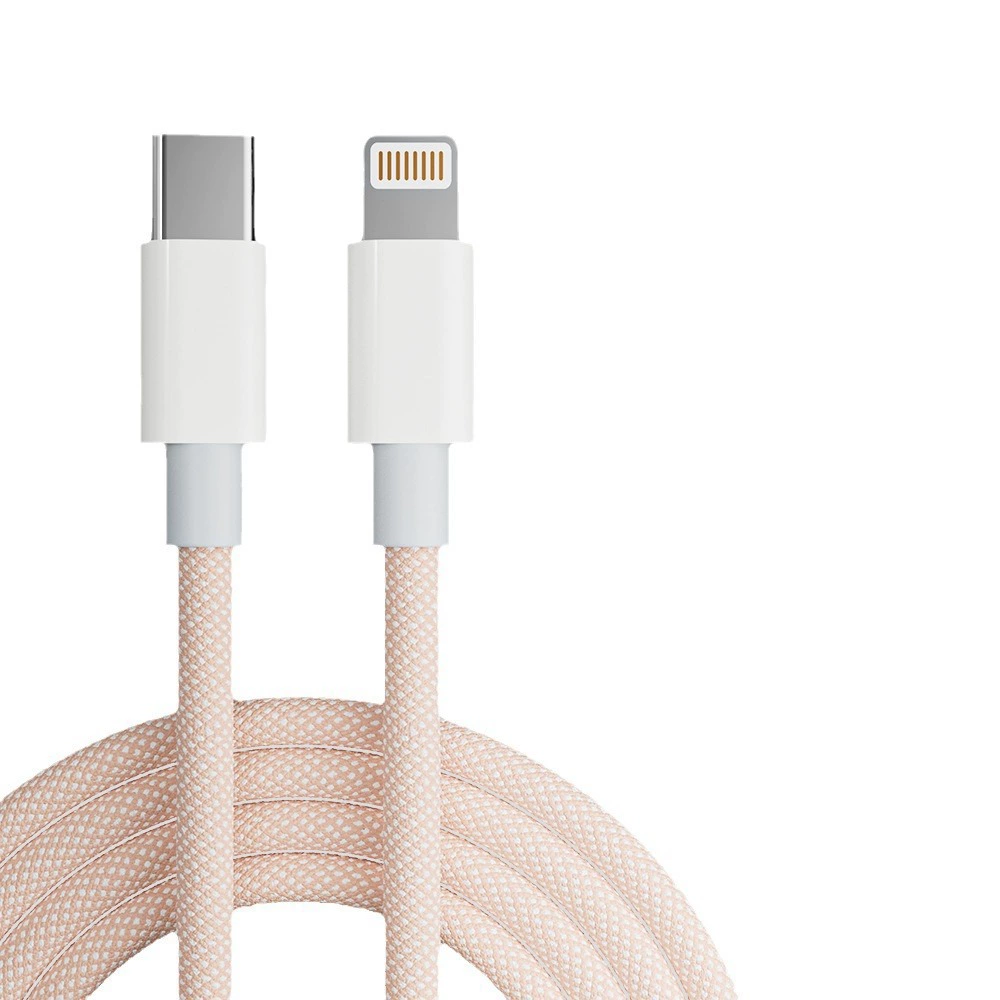 Зарядный кабель (Apple) C12, тканый, поддержка PD30W и быстрой зарядки, варианты Type‑C и Lightning