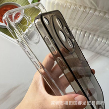 适用小米civi5pro手机壳小米15s pro保护套4透明软壳凹槽滴胶diy