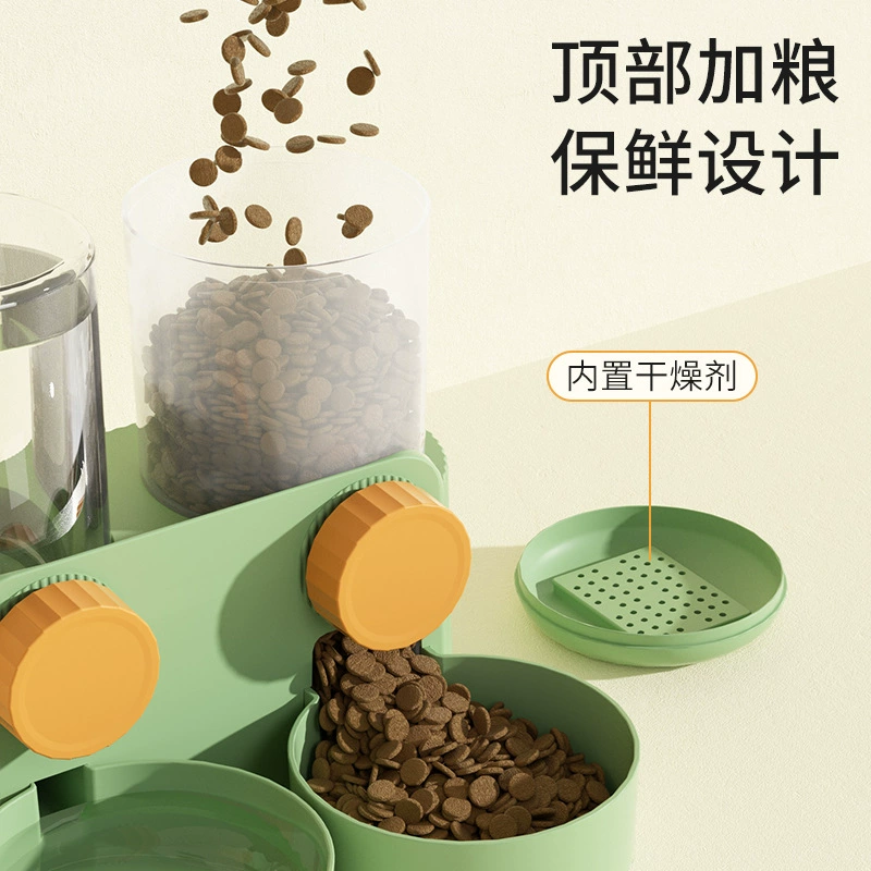 Новая автоматическая кормушка для питьевой воды для кошек и собак, клетка для кормления питьевой воды для домашних животных, подвесная многофункциональная миска для корма для собак