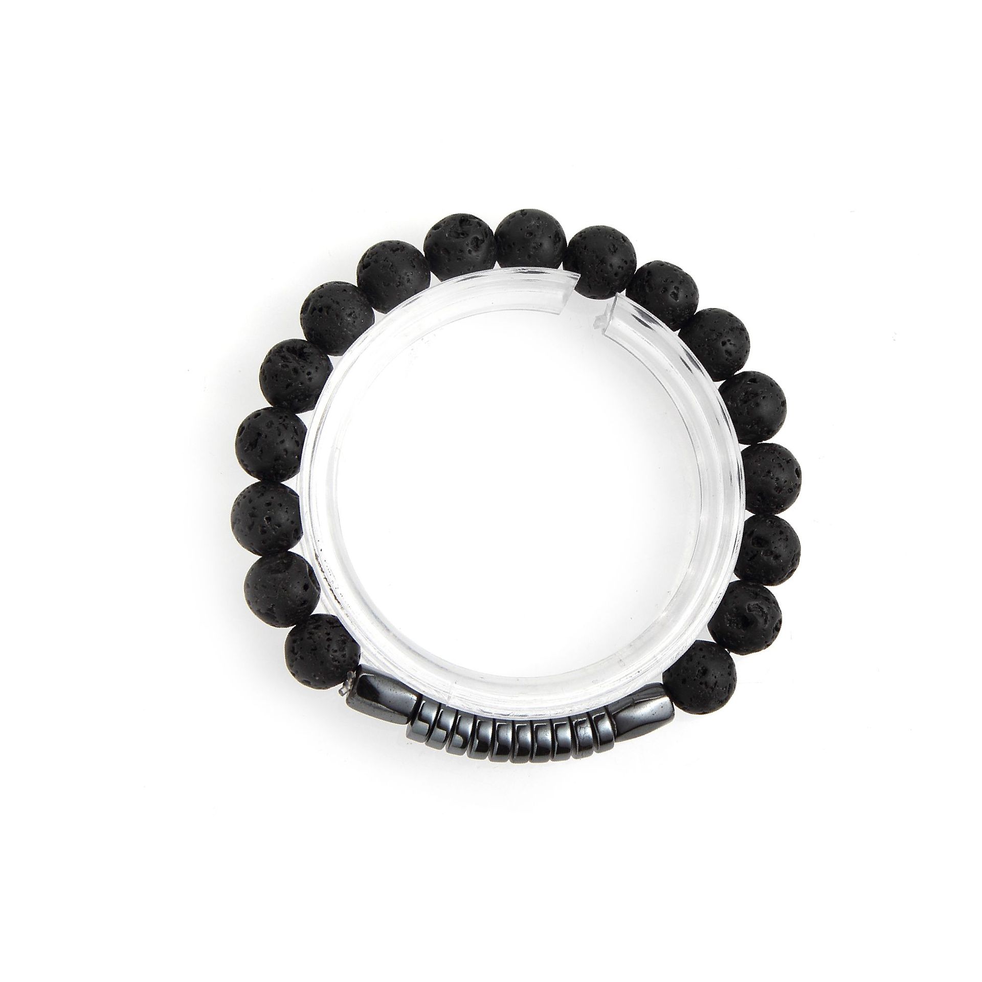 Hip Hop Rétro Géométrique Acier Au Titane Perlé Placage Hommes Bracelets display picture 14