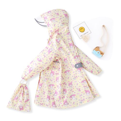 High-quality children's raincoat with schoolbag, male, female, infant and toddler one-piece long waterproof, windproof and snowproof poncho