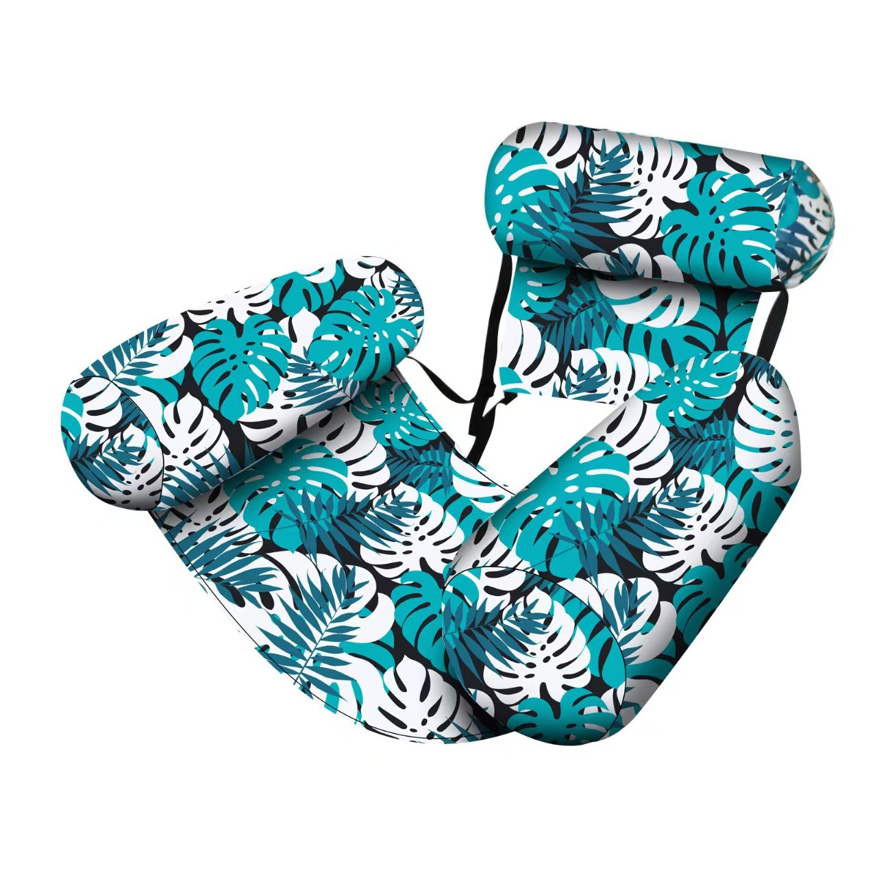New Inflatable Hammock With Mesh, Foldable Dual-use Backrest, Floating Water Lounge Chair, And Raft Bed._voghion.com