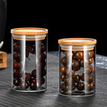 文玩手串密封罐玻璃瓶佛珠核桃陈皮手办沉香檀香展示收纳罐沐雨原