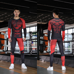 Sportswear Suit Set Gym Men's Running Speed Dry Gown Training Clothing Outdoor Autumn Winter Winter