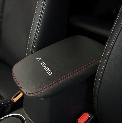 Armrest box — Cover Renovation - section-11-13-black-leather-red-line-is-marked