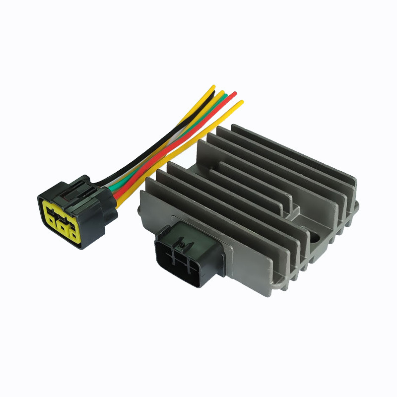 Motuoche Motorcycle Rectifier Voltage Regulator for Kawasaki VN900 Vulcan 900 2006-2017 (Power supply, ignition system accessories) - rectifier-wiring-harness