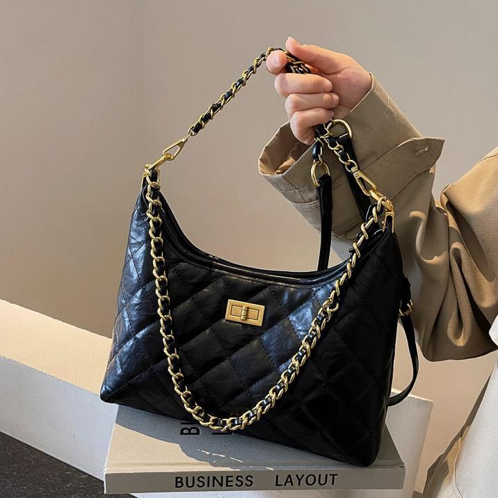 Popular ultra caliente fragrante estilo coreano bolso de brazo para mujeres 2024 nuevo estilo retro bolso de hombro de moda nicho bolso de mochila