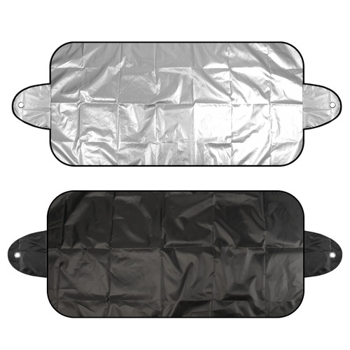 Car snow shield 190T silver-coated cloth winter front windshield 150*70cm sun protection heat insulation sunshade