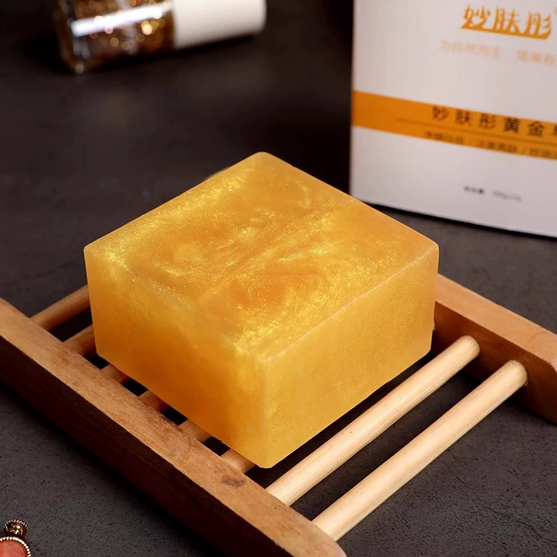Miao Fu Tong Золотое мыло Очищение и омоложение Глубокий уход Увлажняющий Увлажняющий Мыло для лица Мыло для удаления клещей