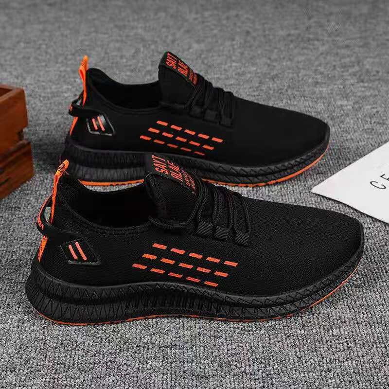 2021 spring and summer new fly woven men's shoes Korean trend casual breathable mesh sneakers men's a generation of hair 2021 spring and summer new fly woven men's shoes Korean trend casual breathable mesh sneakers men's a generation of hair