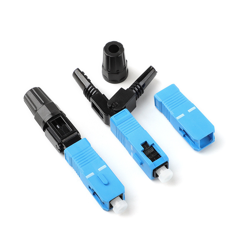 FTTH预埋式SC-UPC光纤冷接子冷接头皮线光纤快速连接器电信级