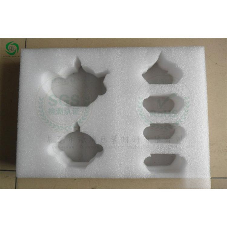 防护陶瓷珍珠棉内衬 茶壶茶杯EPE珍珠棉内托 玻璃器材珍珠棉托