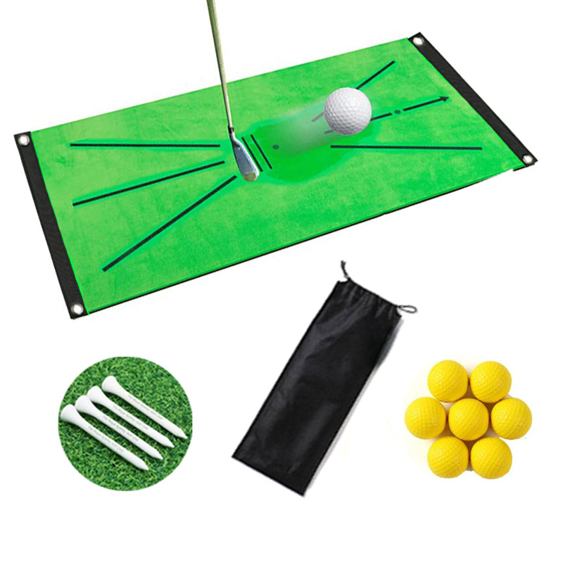 Alfombra de golf de interior GolfBattingMat plegable práctica de golf estera almohadilla de goma almohadilla de bola