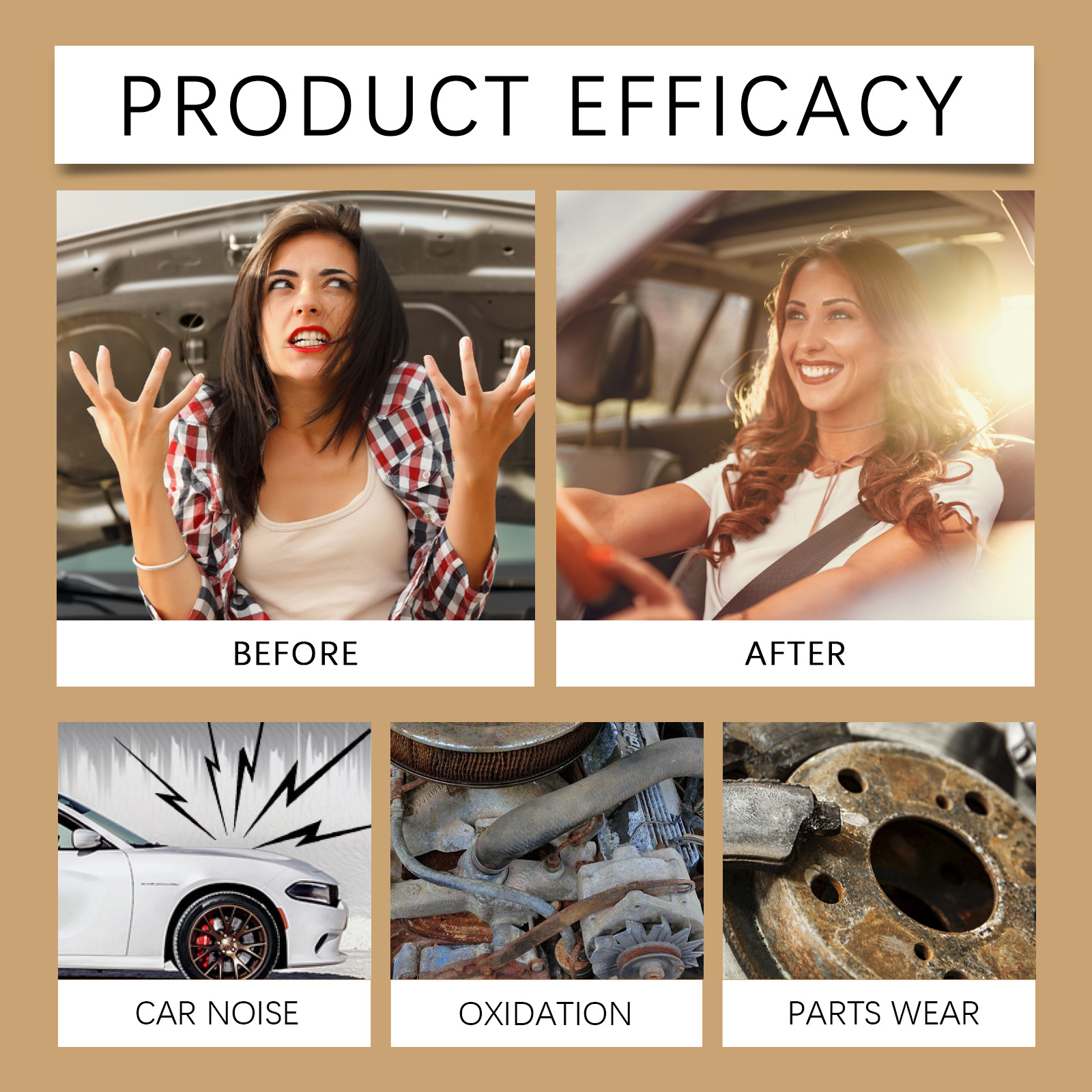 Homonth Engine Anti-Wear Protector Engine Break-In Protector Engine Maintenance Oil Additive