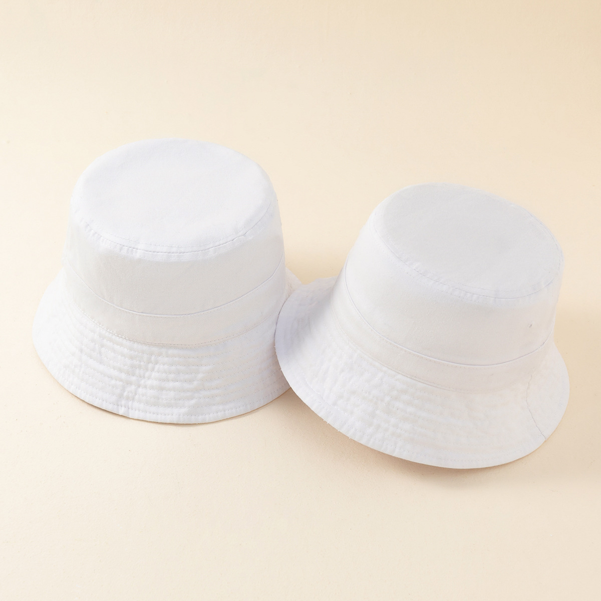 Daily Occasion Solid Color Pattern Children Unisex Fashion Solid Color Bucket Hat