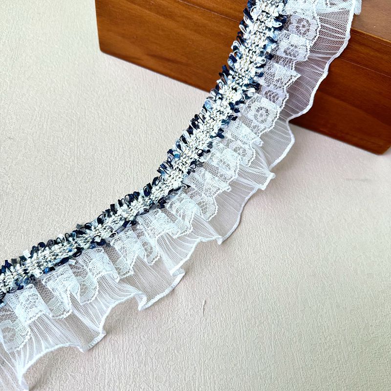 しわ二重レースカーテン飾り材料服装補助材料服とアクセサリーの頭飾り材料バッグ