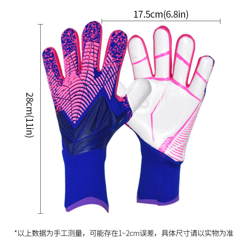 Venta al por mayor Falcon fútbol profesional adulto látex sin dedos transpirable resistente al desgaste engrosado guantes de portero