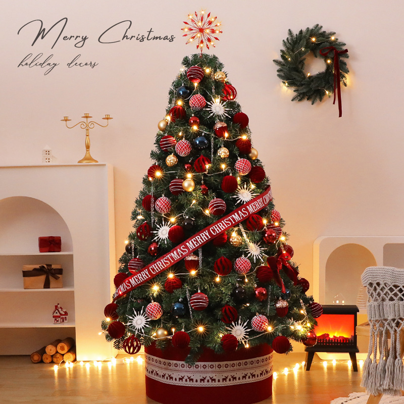 Shengyuan nuevo árbol de Navidad de PVC gran árbol de Navidad DIY decoración interior decoración de Navidad para el hogar
