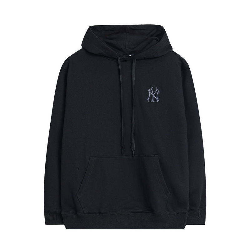 Cross-Border High-Quality New Mlb Korean Version Full-Print Vintage Floral Round-Neck Hooded Long-Sleeve Zip-Up Sweatshirt for Autumn and Winter College Style