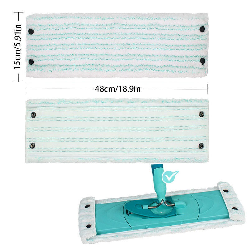Suitable for Leifheit/Leifheit Tablet XL Mop Head Replacement Wet and Dry Microfiber Mop Accessories