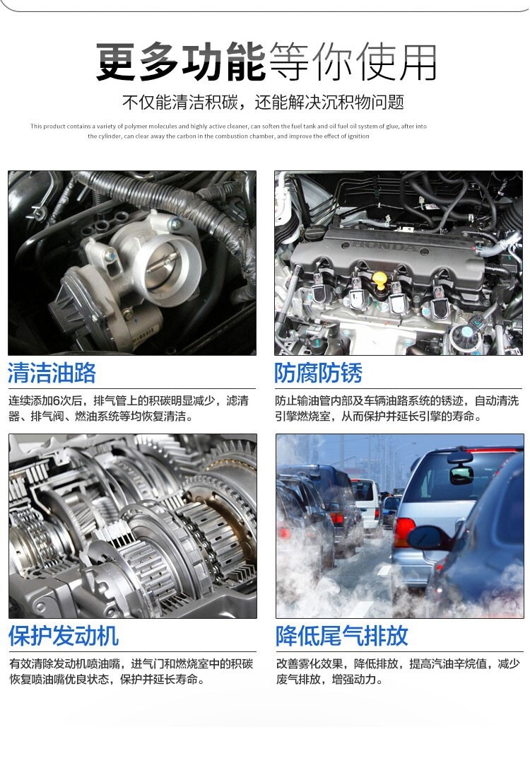 Suitable for Honda gasoline engine cleaner: Fit, Civic, Jade, Accord, HR-V, CR-V, Guandao fuel cleaner