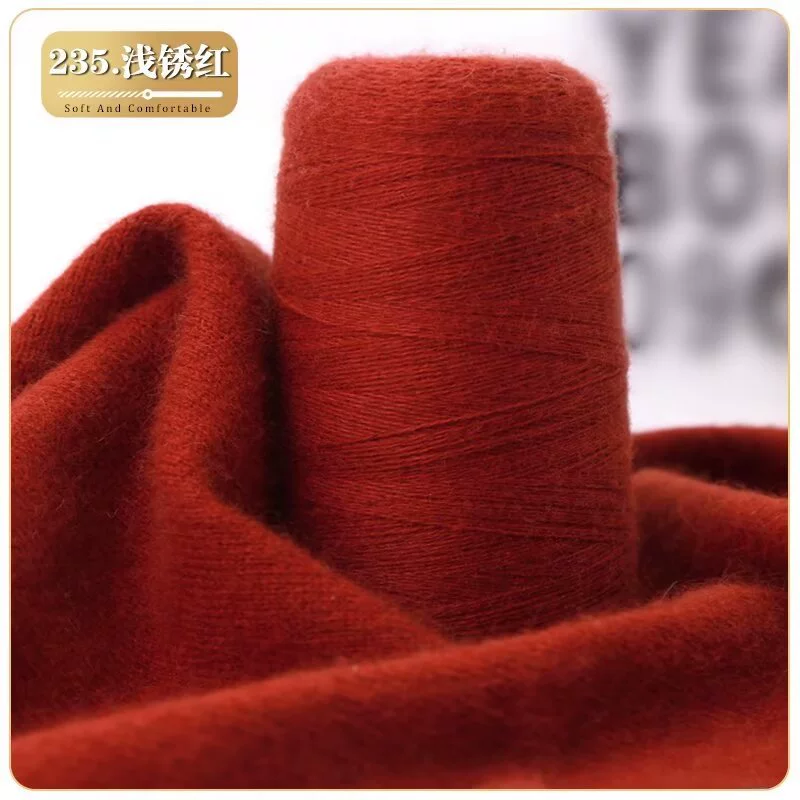Manufacturer wholesale two-strand cashmere thread genuine cashmere thread 100 woven hand knitted scarf yarn pure DIY wool thread