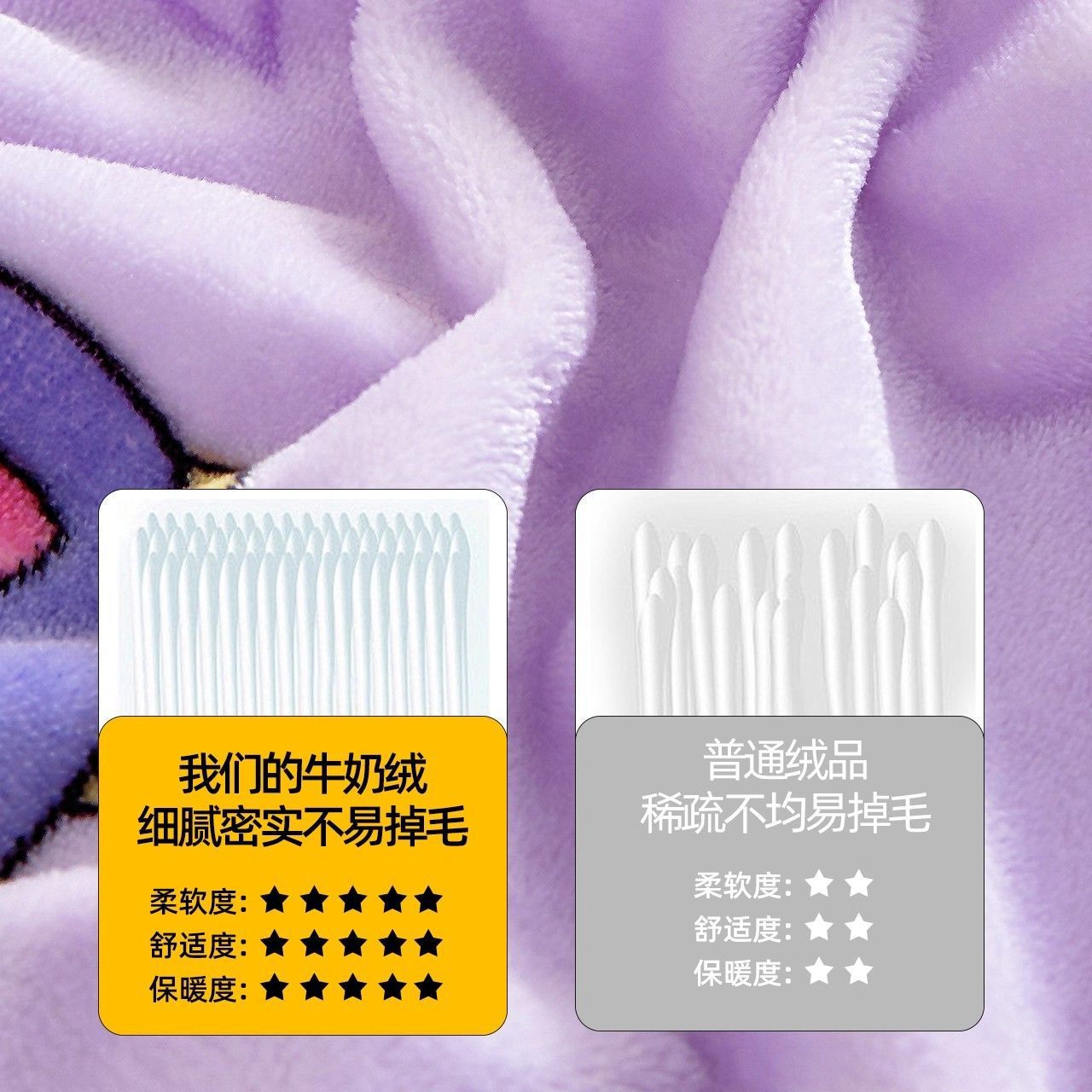 Invierno leche cubierta de edredón de una sola pieza niña caricatura coral franela cálida edredón cubierta 150x200