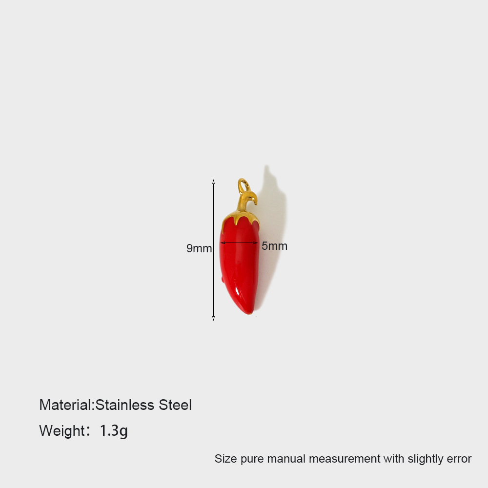 1g Weight 0.03µm-0.05µm Gold Plating Thickness PVD Coated Gold Plating Process Pendant Jewelry Making Type 5.5*29mm, 5*9mm, 8*10mm Jewelry Making Size 18K Gold Plated Plating Material 1 Piece Quantity 304 Stainless Steel Material Heart Shape, Coral, Mushroom, chili Pattern IG Style, Cute Style Enamel Craft 1 Piece 5.5*29mm 5*9mm 8*10mm 304 Stainless Steel 18K Gold Plated Heart Shape Coral Mushroom Polished Pendant DIY Ornament Accessories 2