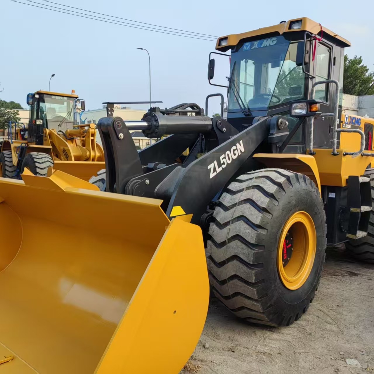 原车原漆的旧徐工50GN装载机开启高效工程 价格优惠 现场试车