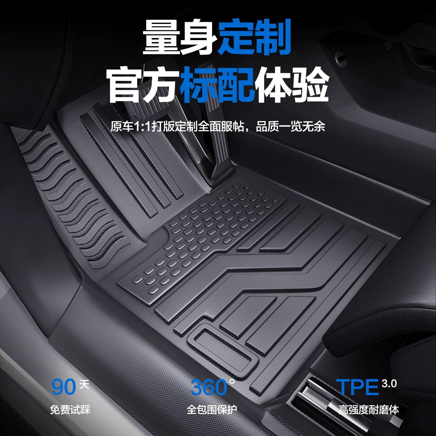 Подходящий для идеальных моделей i6 i8 L6 L7 L8 L9 ONE ТПЕ автомобильный коврик пола, мешок, порог, полностью окружён кольцом из проволоки