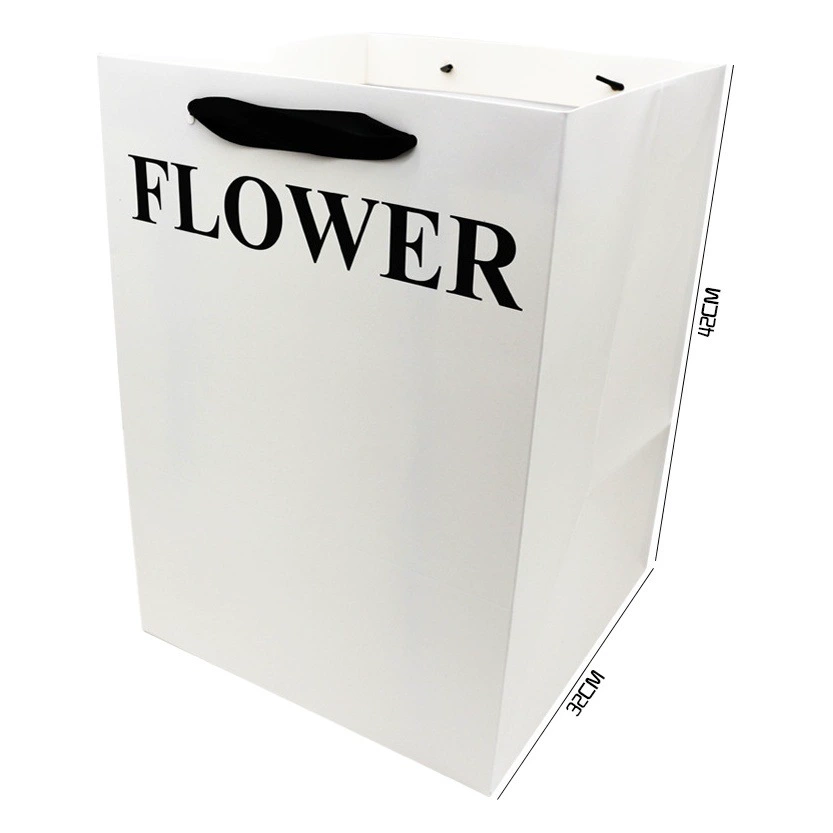 Цветочная сумка бумажная сумка сетка красная квадратная сумка объятия большая подарочная сумка букет ручной упаковочный мешок оптом