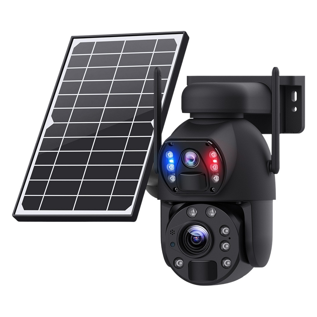Ubox doble pantalla baja energía solar 4G vigilancia HD 20x zoom óptico cámara de vigilancia solar