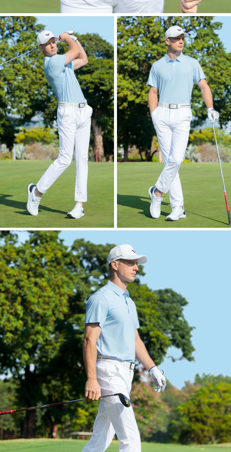 Áo polo golf nam tay ngắn chất liệu nhanh khô, cổ áo liền mạch, cảm giác mát lạnh — YF778 Ice Crystal Blue Tay ngắn [Cổ áo liền mạch/lỗ laser/cảm giác mát khi chạm vào da], YF778 tay ngắn màu đen [cổ áo liền mạch/lỗ laser/cảm giác mát khi chạm vào da], YF778 tay ngắn màu trắng [cổ áo liền mạch/lỗ laser/cảm giác mát khi chạm vào da] chi tiết 11