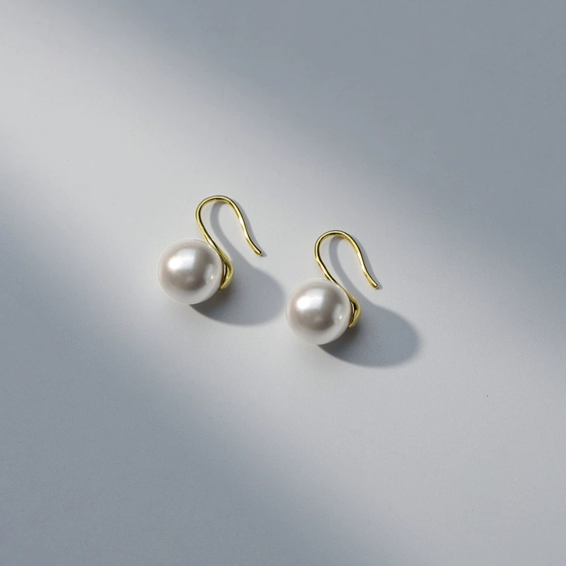 Серьги из жемчага, серебро образца 925