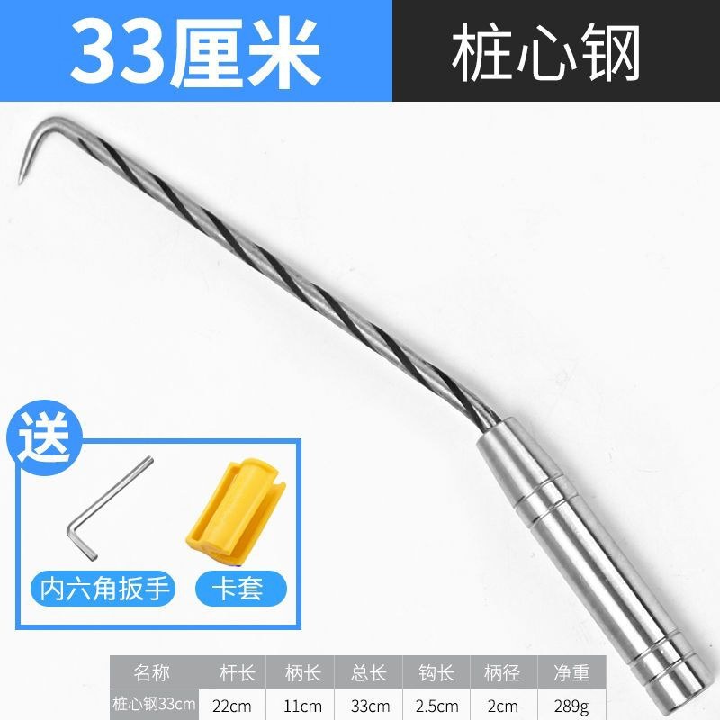 Gancho de Atar Rebar de Acero Inoxidable, Rotación Suave, Alta Resistencia para Construcción y Amarre de Varillas