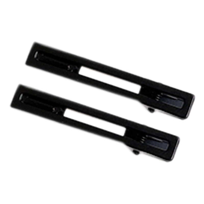 Negro horquilla hembra Red simple palabra clip flequillo lateral clip BB clip horquilla de pelo roto clip de pelo tocado clip de pico de pato