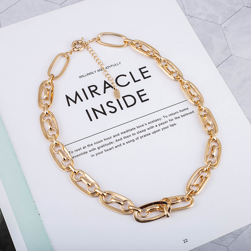 67g Weight Steel Pendant Material Pendant Necklace Classification Steel Chain Material Belcher Chain Chain Type Wedding, Travel Occasion Steel Material Waves Pattern Women'S Gender Simple Style, Classic Style Style Simple Style Classic Style Waves Steel Belcher Chain Pendant Necklace In Bulk 3