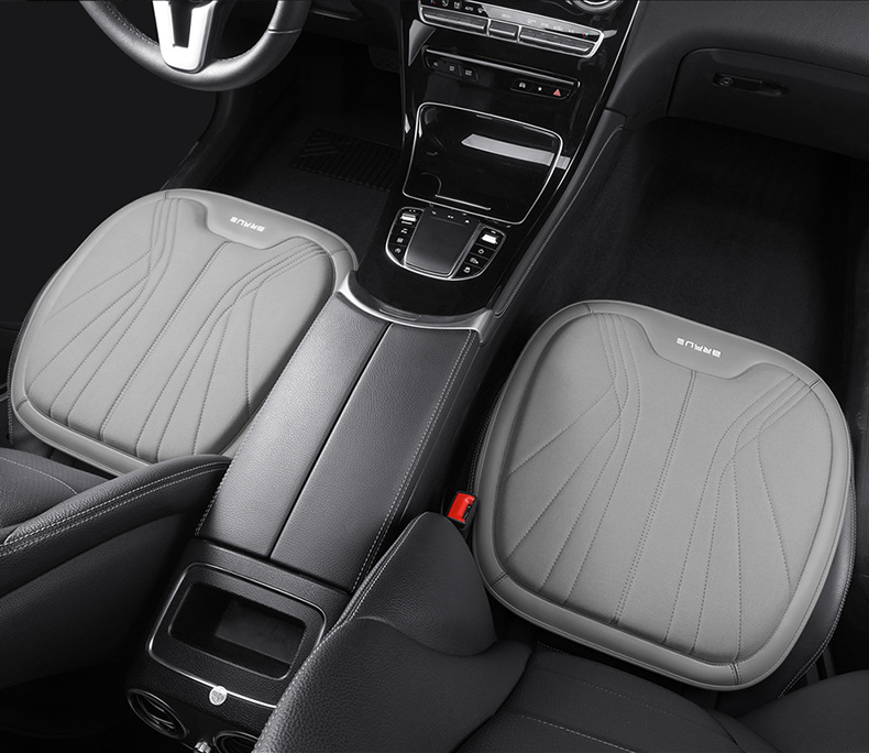 Car Seat Cushion Three-Piece Set, Butt Pad, Seat Cushion, Universal Cushion for All Seasons, Air Fiber Seat Cushion, Technical Cloth